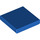 LEGO Blue Tile 2 x 2 s Groove (3068 / 88409)