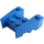 LEGO Blue Klín Kostka 3 x 4 s Stud Notches (50373)