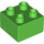 LEGO Bright Green Duplo Kostka 2 x 2 (3437 / 89461)