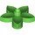 LEGO Bright Green Duplo Květ s 5 Angular Okvětní lístky (6510 / 52639)