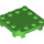 LEGO Bright Green Deska 4 x 4 x 0.7 s Zaoblené rohy a Empty Middle (66792)