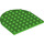 LEGO Bright Green Deska 8 x 8 Kulatá Polovina Kruh (41948)