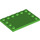 LEGO Bright Green Dlaždice 4 x 6 s Study na 3 Edges (6180)
