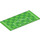 LEGO Bright Green Dlaždice 8 x 16 s Football Pitch goal se spodními trubkami, texturovaná horní část (66750 / 90498)