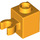 LEGO Bright Light Orange Kostka 1 x 1 s Vertikální Klip (Otevřený klip „O“, dutý kolík) (60475 / 65460)