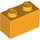 LEGO Bright Light Orange Kostka 1 x 2 se spodní trubkou (3004 / 93792)