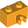 LEGO Bright Light Orange Kostka 1 x 2 s Vertikální Klip (Otevřít klip &#039;O&#039;) (42925 / 95820)