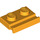 LEGO Bright Light Orange Deska 1 x 2 s Dveře Rail (32028)