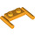 LEGO Bright Light Orange Deska 1 x 2 s Kliky (Nízké rukojeti) (3839)