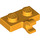 LEGO Bright Light Orange Deska 1 x 2 s Horizontální klip (11476 / 65458)