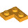 LEGO Bright Light Orange Deska 2 x 2 Roh (2420)