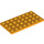 LEGO Bright Light Orange Deska 4 x 8 (3035)