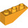 LEGO Bright Light Orange Sklon 1 x 3 (25°) Převrácený (4287)