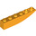 LEGO Bright Light Orange Sklon 1 x 6 Zakřivený Převrácený (41763 / 42023)