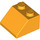 LEGO Bright Light Orange Sklon 2 x 2 (45°) (3039 / 6227)