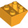 LEGO Bright Light Orange Sklon 2 x 2 (45°) Převrácený s plochou distanční vložkou vespod (3660)