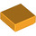 LEGO Bright Light Orange Dlaždice 1 x 1 s Groove (3070 / 30039)