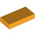 LEGO Bright Light Orange Tile 1 x 2 s Groove (3069 / 30070)