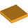 LEGO Bright Light Orange Tile 2 x 2 s Groove (3068 / 88409)