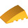 LEGO Bright Light Orange Klín 4 x 4 Trojnásobný Zakřivený bez Study (47753)