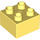 LEGO Bright Light Yellow Duplo Kostka 2 x 2 (3437 / 89461)