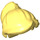 LEGO Bright Light Yellow Střední délka Vlasy s Koňský ohon a Dlouho Bangs (18227 / 87990)