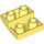 LEGO Bright Light Yellow Sklon 2 x 2 x 0.7 Zakřivený Převrácený (32803)