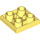 LEGO Bright Light Yellow Dlaždice 2 x 2 Převrácený (11203)