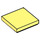 LEGO Bright Light Yellow Dlaždice 2 x 2 s Groove (3068 / 88409)
