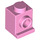 LEGO Bright Pink Kostka 1 x 1 s Světlomet a Bez slotu (4070 / 30069)