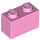 LEGO Bright Pink Kostka 1 x 2 se spodní trubkou (3004 / 93792)