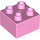 LEGO Bright Pink Duplo Kostka 2 x 2 (3437 / 89461)