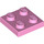 LEGO Bright Pink Deska 2 x 2 (3022 / 94148)