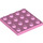 LEGO Bright Pink Plate 4 x 4 (3031)
