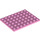 LEGO Bright Pink Deska 6 x 8 (3036)