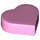 LEGO Bright Pink Dlaždice 1 x 1 Heart (5529 / 39739)
