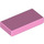 LEGO Bright Pink Dlaždice 1 x 2 s Groove (3069 / 30070)