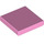 LEGO Bright Pink Tile 2 x 2 s Groove (3068 / 88409)