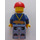 LEGO Konstrukce Worker s Safety Straps, sweated Minifigurka