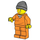 LEGO Bandita s Beanie Čepice v Prison Oblek Minifigurka