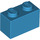 LEGO Dark Azure Kostka 1 x 2 se spodní trubkou (3004 / 93792)