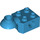 LEGO Dark Azure Kostka 2 x 2 s Horizontální Rotation Joint (48170 / 48442)