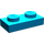 LEGO Dark Azure Deska 1 x 2 (3023 / 28653)