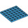 LEGO Dark Azure Deska 6 x 6 (3958)
