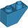 LEGO Dark Azure Sklon 1 x 2 (45°) Převrácený (3665)