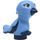 LEGO Dark Blue Pták s Feet Together s Medium Modrá Tělo a Brown Oči (36378)