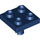 LEGO Dark Blue Deska 2 x 2 s Dno Kolík (Žádné díry) (2476 / 48241)