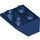 LEGO Dark Blue Sklon 2 x 2 (45°) Převrácený s plochou distanční vložkou vespod (3660)