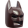 LEGO Tmavě hnědá Batman Cowl Maska s hranatýma ušima (10113 / 28766)