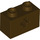 LEGO Dark Brown Kostka 1 x 2 s osa otvorem (&#039;+&#039; Otevírací a spodní trubice) (31493 / 32064)